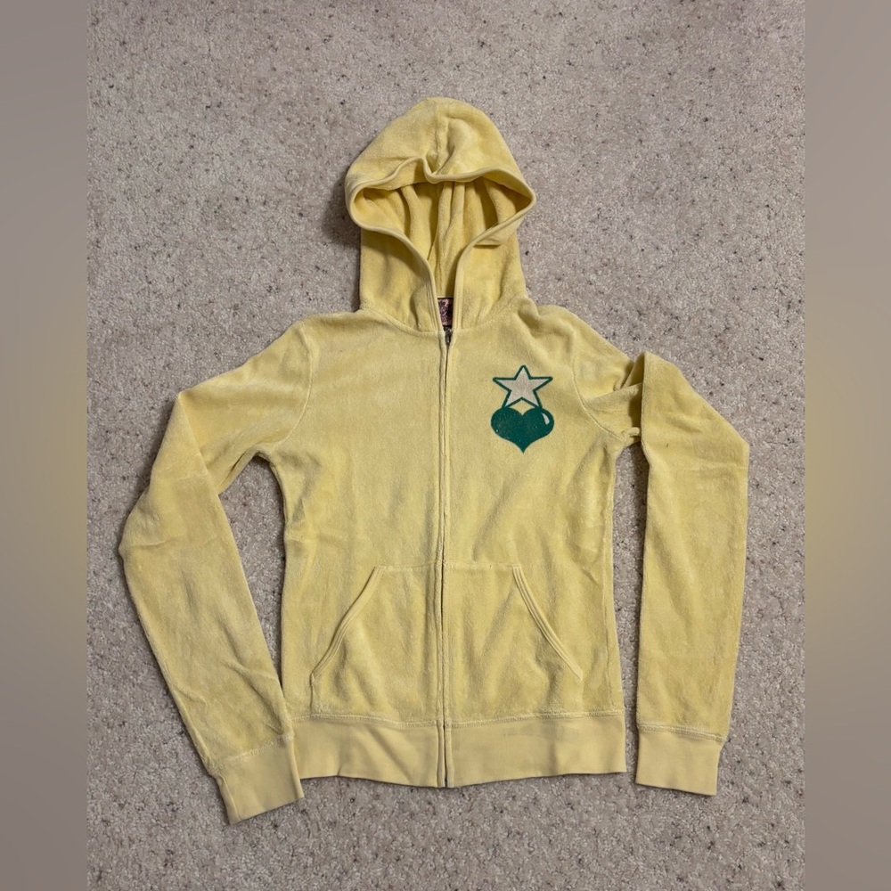 Juicy Couture Yellow Terry Cloth Garment